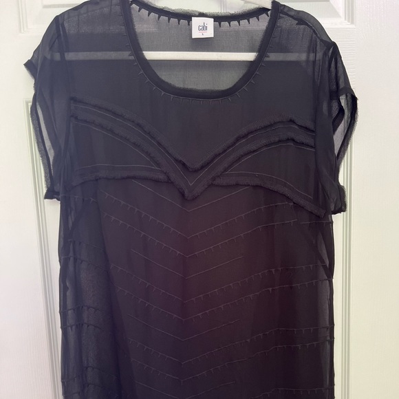 Cabi Sheer Detailed Swim Coverup - Picture 3 of 8